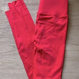 Bright red Fabletics Sculptknit Legging